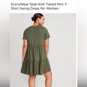 Old navy tiered t-shirt dress